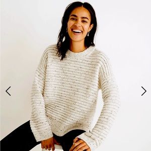 Cream pullover wool sweater - Madewell